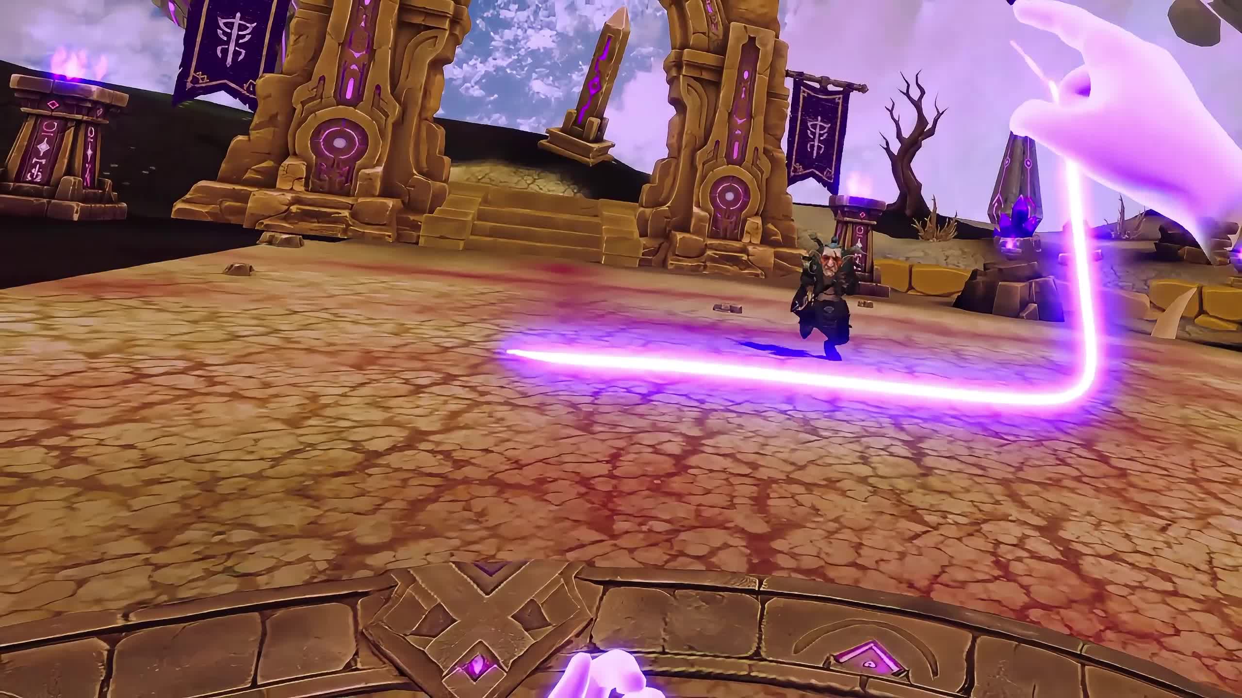 A scene captured from the Obelus gameplay trailer
